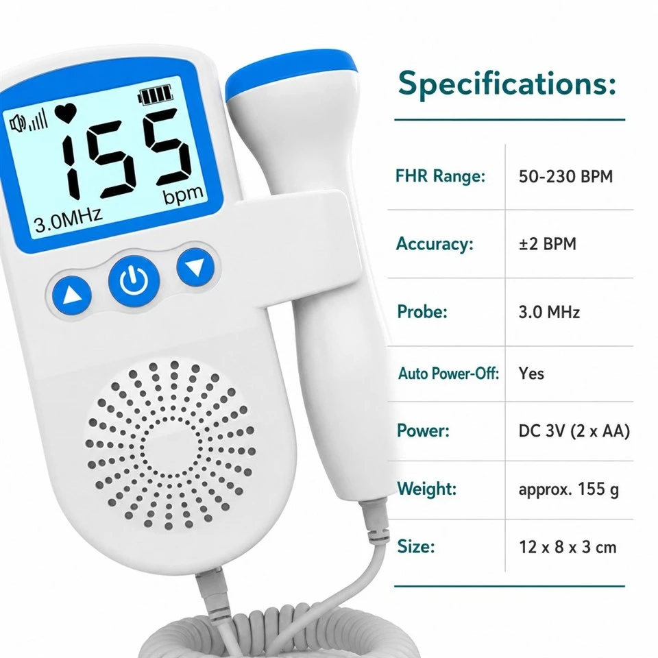 Fetal Doppler Ultrasound Monitor