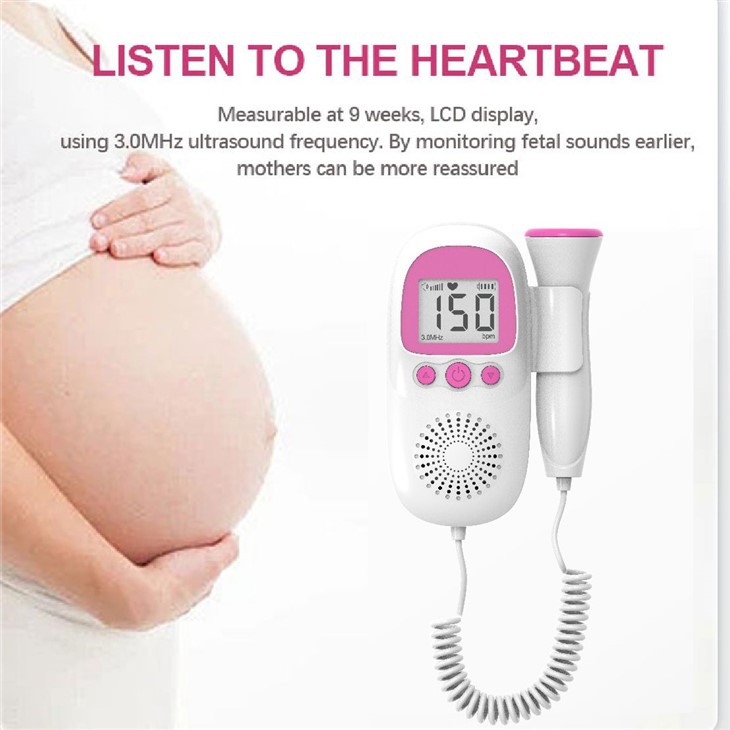 Pocket Fetal Doppler: Handheld Baby Heartbeat Monitor