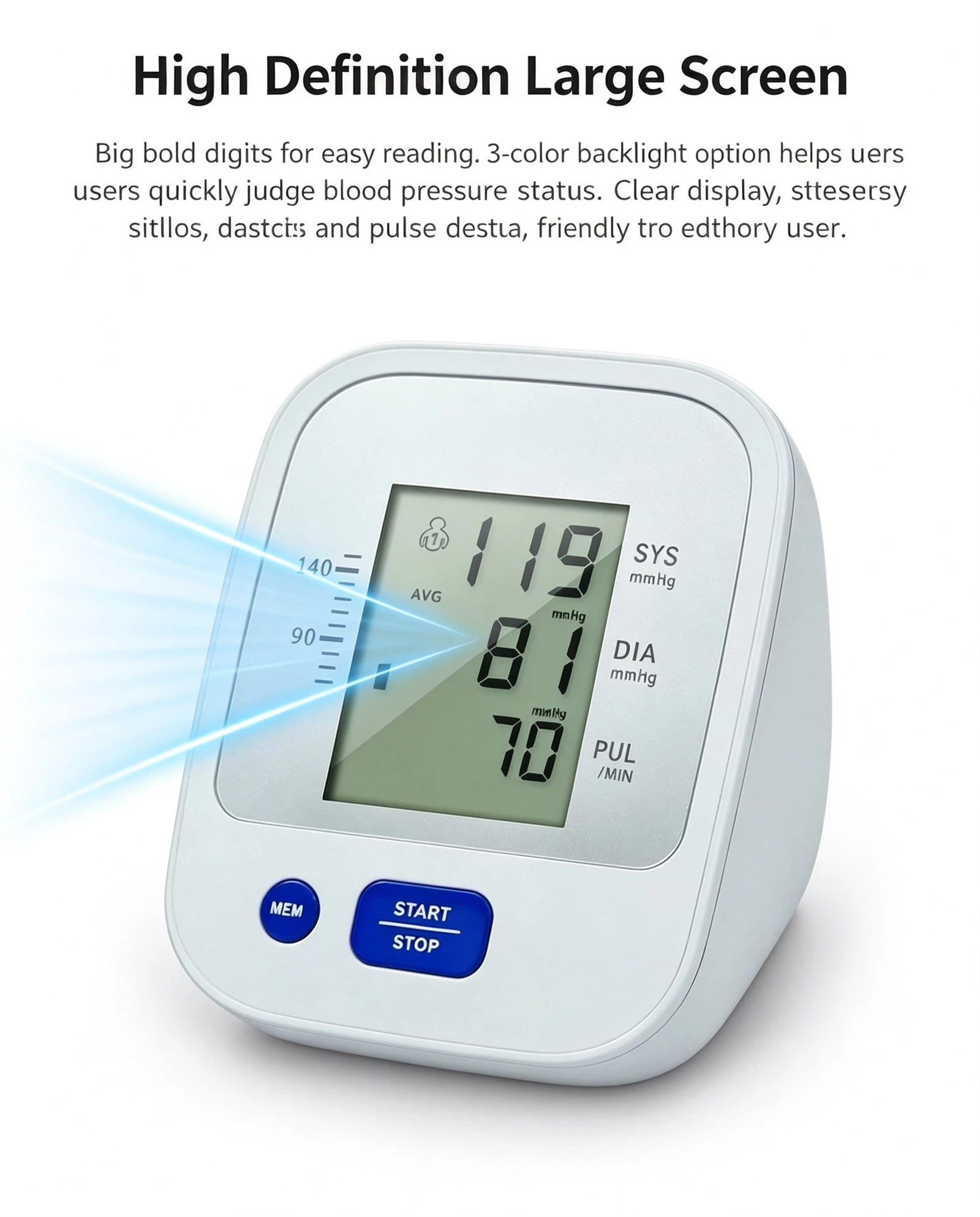 Upper Arm Automatic BP Machine Upper Arm Automatic BP Machine