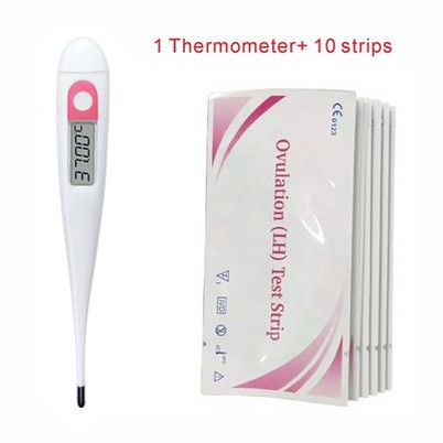 Basal Body Thermometer With Ovulation Strips