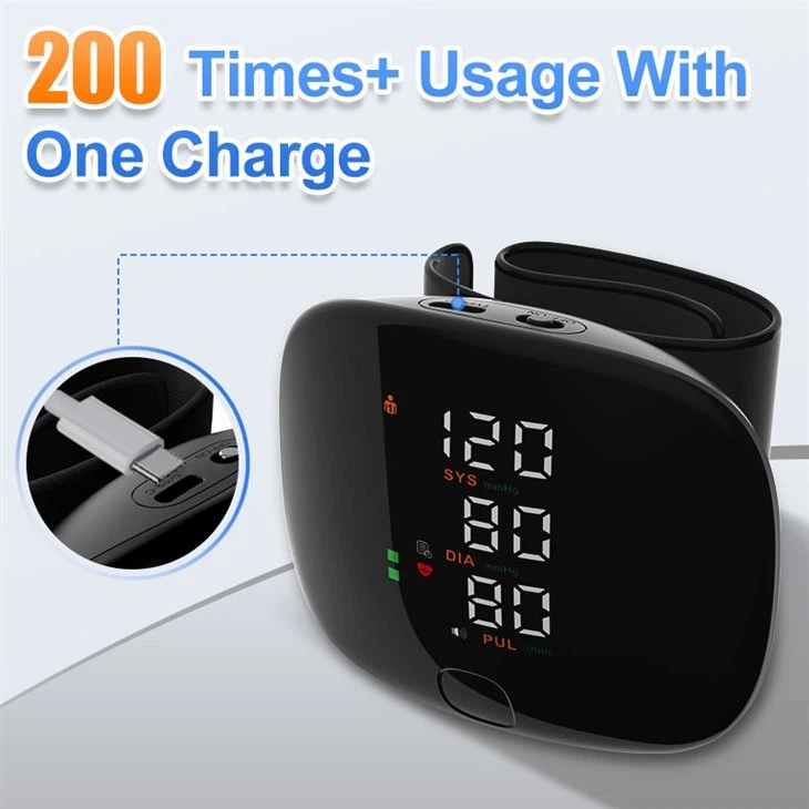 Wrist Type Electronic Blood Pressure Monitor