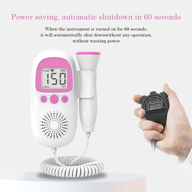 Pocket Fetal Doppler: Handheld Baby Heartbeat Monitor