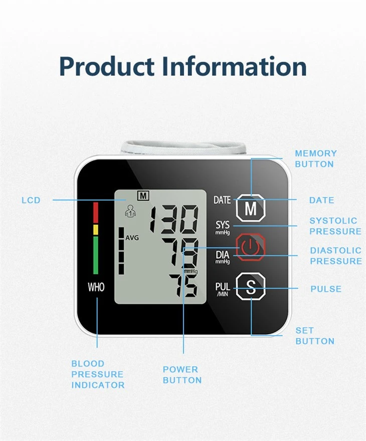 Wrist Blood Pressure Meter high quality